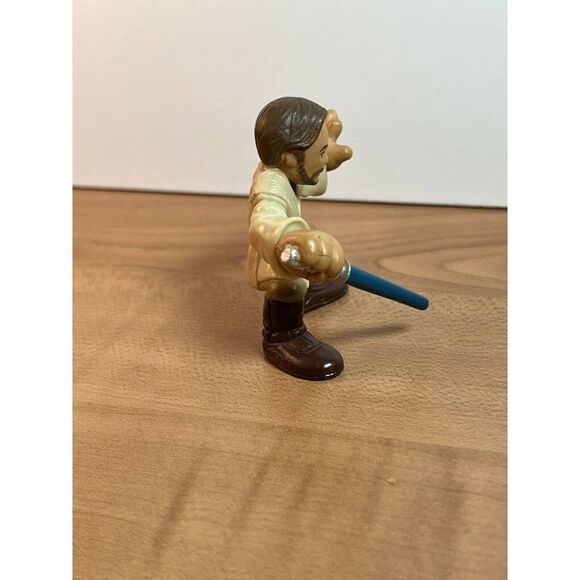 Galactic Heroes Obi-Wan Kenobi Toy Figurine Star Wars Revenge of Sith 2” 2004 - Picture 2 of 6